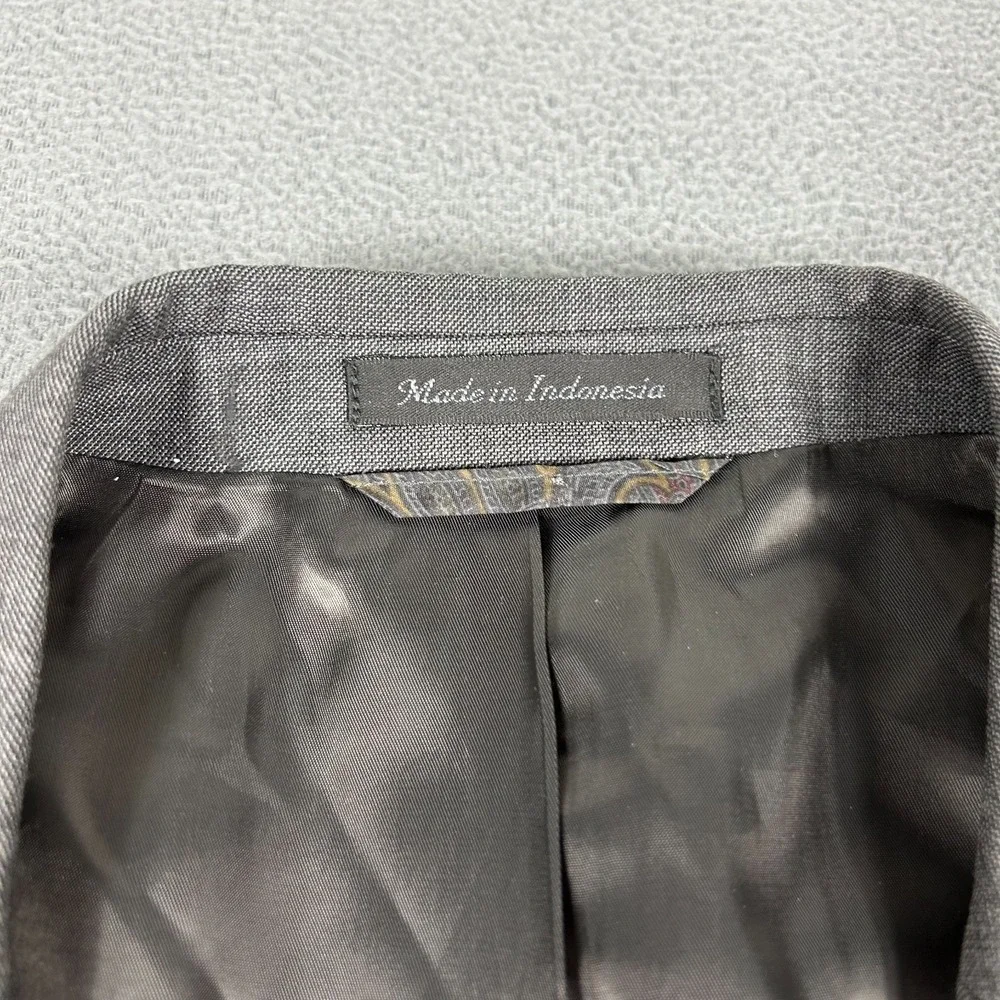 Lauren Ralph Lauren Blazer Mens 50R‎ Gray 2 Button 100% Wool Casual Business